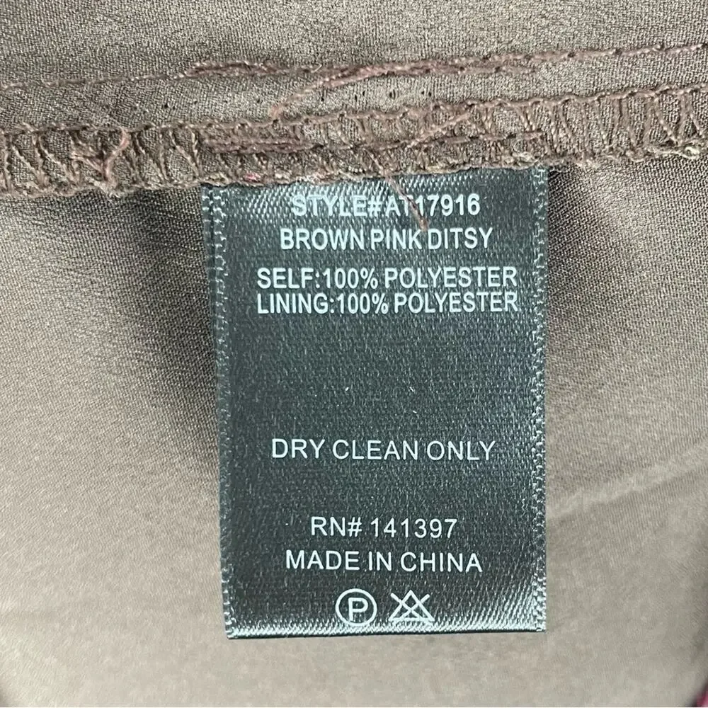 NWT New ASTR The Label Floral Print Smocked Babydoll Top Size L - Picture 9 of 12